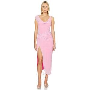 Aliana Dress Amanda Uprichard  light & hot pink Size M NWT $246 msrp